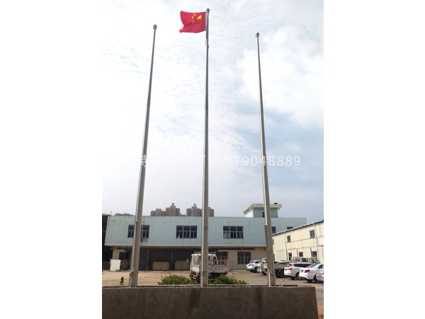 杰特力-不銹鋼錐形內置式升旗桿