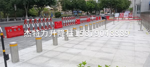 杰特力-政府大樓門口升降柱