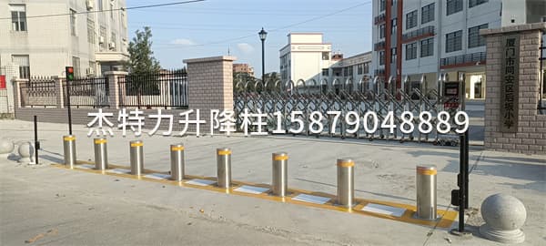 杰特力-小學門口液壓升降柱