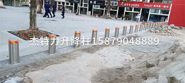 杰特力-學院門口電動擋車升降柱